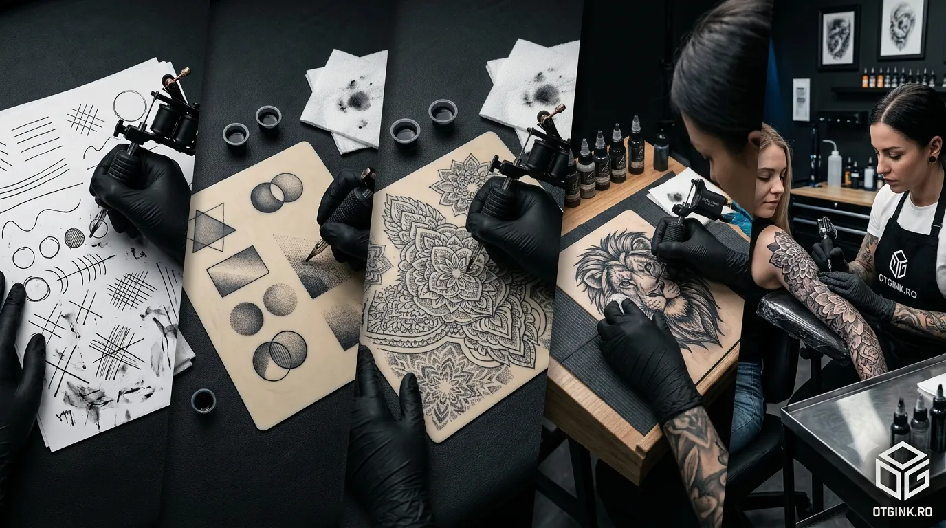OTGINK.RO lansează seria gratuită de exerciții pentru tatuatori